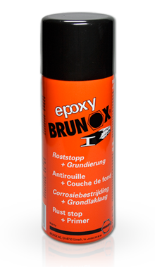 Brunox Epoxy-Spray Rostsanierer Rostumwandler und Grundierung