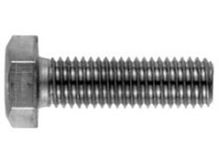 Sechskantschraube DIN 933 8.8 Vollgewinde M4x16 verz. 500...