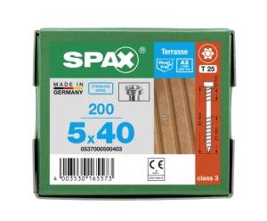 SPAX Terrassenschraube T-STAR plus CUT Fixiergewinde...