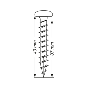 SPAX Halbrundkopf T-STAR plus 4CUT Vollgewinde WIROX A3J  4x40 - 200 Stk