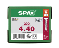 SPAX Halbrundkopf T-STAR plus 4CUT Vollgewinde WIROX A3J  4x40 - 200 Stk