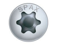 SPAX Halbrundkopf T-STAR plus 4CUT Vollgewinde WIROX A3J  3,5x12  -  200 Stk