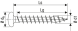 SPAX Halbrundkopf T-STAR plus 4CUT Vollgewinde Galvanisch blank verzinkt A2J  3,5x25  -  1000 Stk