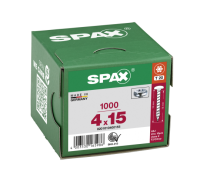 SPAX Halbrundkopf T-STAR plus 4CUT Vollgewinde WIROX A3J  4x15  -  1000 Stk