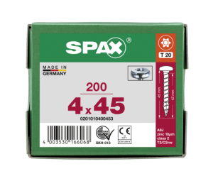 SPAX Halbrundkopf T-STAR plus 4CUT Vollgewinde WIROX A3J...