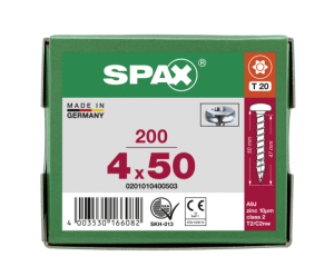 SPAX Halbrundkopf T-STAR plus 4CUT Vollgewinde WIROX A3J...