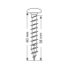 SPAX Halbrundkopf T-STAR plus 4CUT Vollgewinde Galvanisch blank verzinkt A2J  5x60  -  100 Stk