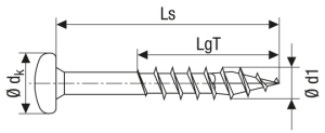 SPAX Halbrundkopf T-STAR plus 4CUT Teilgewinde Galvanisch blank verzinkt A2J  5x90  -  200 Stk