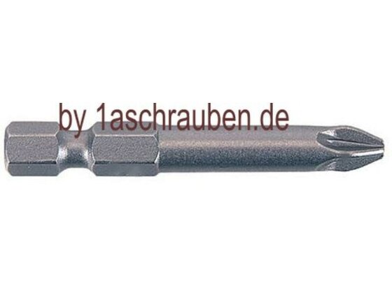 Bohrcraft Bit 1/4" Kreuzschlitz Größe für Pozi-Schrauben PZ 1 x 50 mm