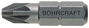 Bohrcraft Bit 1/4" Kreuzschlitz Größe für Pozi-Schrauben PZ 2 x 75 mm