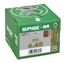 SPAX-M Senkkopf T-STAR plus - Kleiner Fräskopf Teilgewinde WIROX A3J  T20  -  4x45  -  200 Stk