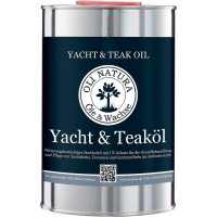 Oli Natura Yacht & Teaköl Farbe Natur 1 Liter für Außen mit UV Schutz