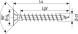 SPAX Senkkopf Kreuzschlitz Z - Vollgewinde WIROX A3J  PZ1  -  2,5x20  -  1000 Stk