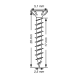 SPAX Senkkopf Kreuzschlitz Z - Vollgewinde WIROX A3J  PZ1  -  2,5x20  -  1000 Stk