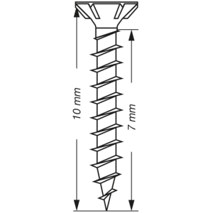 SPAX Senkkopf Kreuzschlitz Z - Vollgewinde WIROX A3J  PZ1  -  3x10  -  1000 Stk