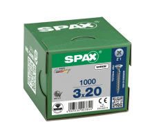 SPAX Senkkopf Kreuzschlitz Z - Vollgewinde WIROX A3J  PZ1  -  3x20  -  1000 Stk