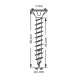 SPAX Senkkopf Kreuzschlitz Z - Vollgewinde WIROX A3J  PZ2  -  3,5x30  -  1000 Stk