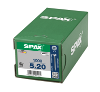 SPAX Senkkopf Kreuzschlitz Z - Vollgewinde WIROX A3J  PZ2  -  5x20  -  1000 Stk