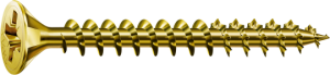 SPAX Senkkopf Kreuzschlitz Z - Vollgewinde YELLOX A2L  PZ1  -  2x12  -  1000 Stk