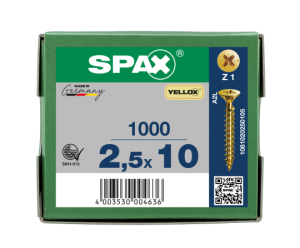 SPAX Senkkopf Kreuzschlitz Z - Vollgewinde YELLOX A2L...