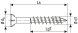 SPAX Glasleiste kleiner Kopf - Senkkopf Kreuzschlitz Z CUT-Spitze Teilgewinde YELLOX A2L  PZ2  -  3,5x40  -  200 Stk