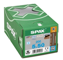 SPAX Terrassenschraube T-STAR plus CUT Fixiergewinde Edelstahl rostfrei  A2 1.4567  5x50 - 200 Stk
