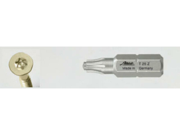 Athlet® AntiCor Hochleistungs-Edelstahl-Bits mit Zapfen TX30-1 Stk