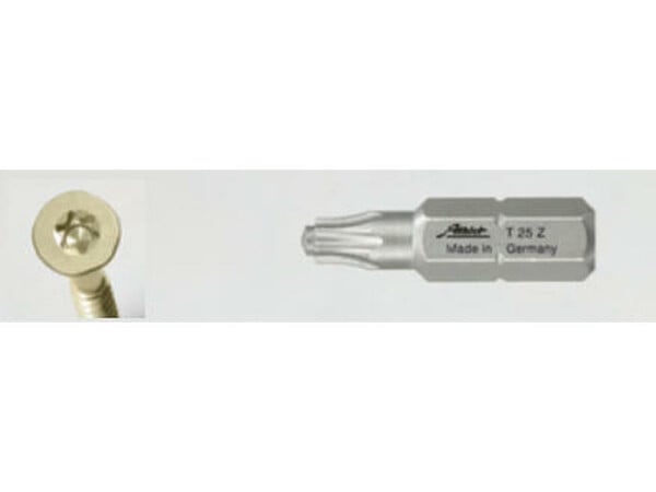 Athlet ® Hochleistungs-Bit MoV Stahl mit Zapfen TX15 1 Stk