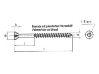 JD Plus Dielenschraube für Holzdielen