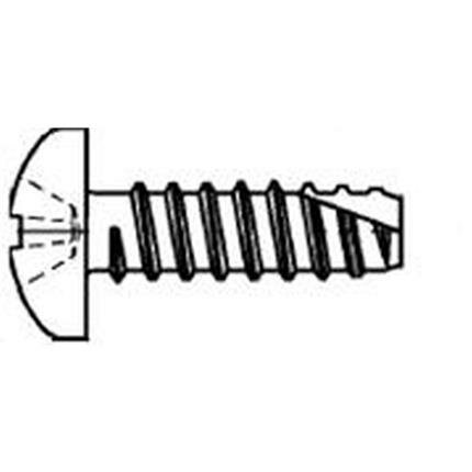 Blechschrauben-Sortiment Linsenkopf DIN 7981 verzinkt in stabiler Metallbox  1 Satz, Schrauben
