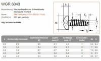 Blechschraube Kreuz  m. Schneidkante (Kerbschr. Typ 1)-H...