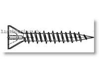 Schnellbauschraube für Gipsfaserplatten mit Kreuzschlitz H phosphatiert