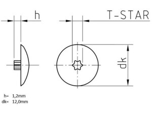 Abdeckkappen Kunststoff Tiefschwarz für I-Stern TX