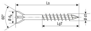 SPAX Dielenschraube für Massivholz-Fußböden, Teilgewinde, Senkkopf, T-STAR plus T10, CUT-Spitze, WIROX  3,5x45 - 100 Stk