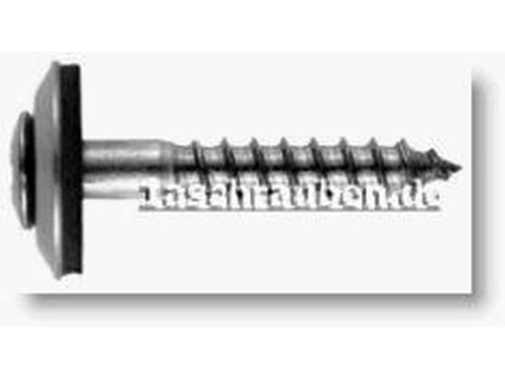Spenglerschraube (Dichtscheibe 15mm) Edelstahl rostfrei  PZ 4,5X20  25 Stk