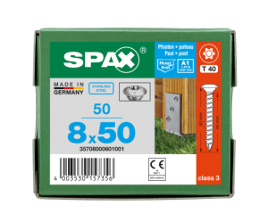 SPAX Pfostenschraube T-STAR plus CUT Vollgewinde...