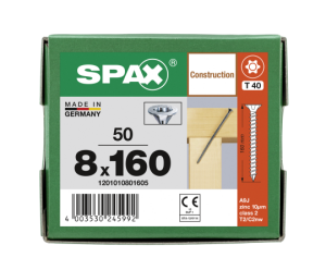 SPAX Senkkopf 8 mm T-STAR plus - Vollgewinde WIROX A3J...