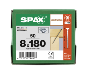 SPAX Senkkopf 8 mm T-STAR plus - Vollgewinde WIROX A3J...