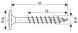 SPAX Tellerkopf 8 mm T-STAR plus 4CUT Vollgewinde Edelstahl rostfrei A2 1.4567  8x100 - 50 Stk