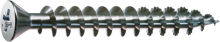 SPAX Senkkopf, Kreuzschlitz Z kleiner Kopf (Ø 5 mm), gehärtet, gleitbeschichtet, Vollgewinde WIROX A3J  PZ1  -  3x12  -  1000 Stk
