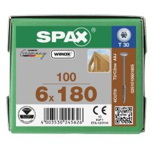 SPAX WIROX Tellerkopf T-STARplus TG TX30 6x180  100 Stk