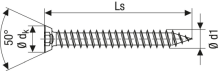 SPAX-RA Flachsenkkopf T-STAR plus Vollgewinde WIROX A3J  7,5x80 - 100 Stk