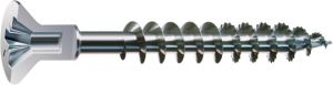 SPAX Senkkopf Kreuzschlitz Z Mit Kopfbohrung Vollgewinde WIROX A3J  PZ2  -  4,5x25  -  1000 Stk