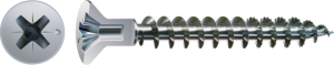 SPAX Senkkopf Kreuzschlitz Z Mit Kopfbohrung (Ø 2,5 mm) Vollgewinde WIROX A3J  PZ2  -  4,5x30  -  1000 Stk