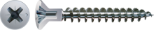 SPAX Senkkopf Kreuzschlitz Z Mit Kopfbohrung Vollgewinde WIROX A3J  PZ2  -  4,5x35  -  500 Stk