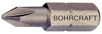 Phillips Bit 1/4" x 25 mm PH 1 für Akkuschrauber Bithalter Schraubendreher 