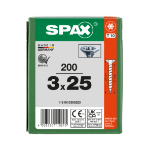 SPAX Senkkopf T-STAR plus - Vollgewinde WIROX A3J  T10  -...