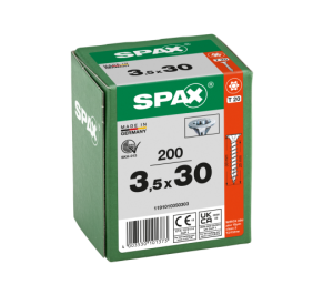 SPAX Senkkopf T-STAR plus - Vollgewinde WIROX A3J  T20  -  3,5x30  -  200 Stk