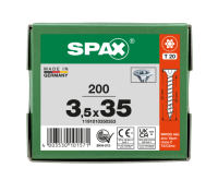 SPAX Senkkopf T-STAR plus - Vollgewinde WIROX A3J  T20  -  3,5x35  -  200 Stk