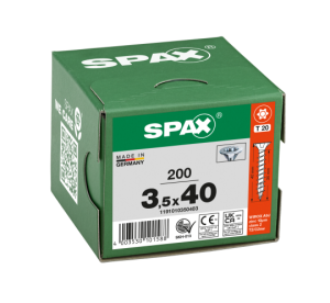 SPAX Senkkopf T-STAR plus - Vollgewinde WIROX A3J  T20  -  3,5x40  -  200 Stk